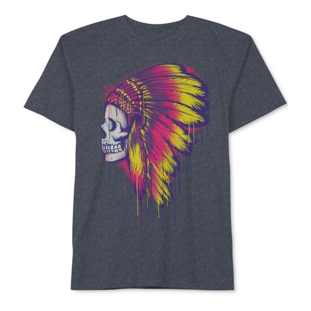 Jem Mens Bright Skull Graphic T-Shirt, NWT